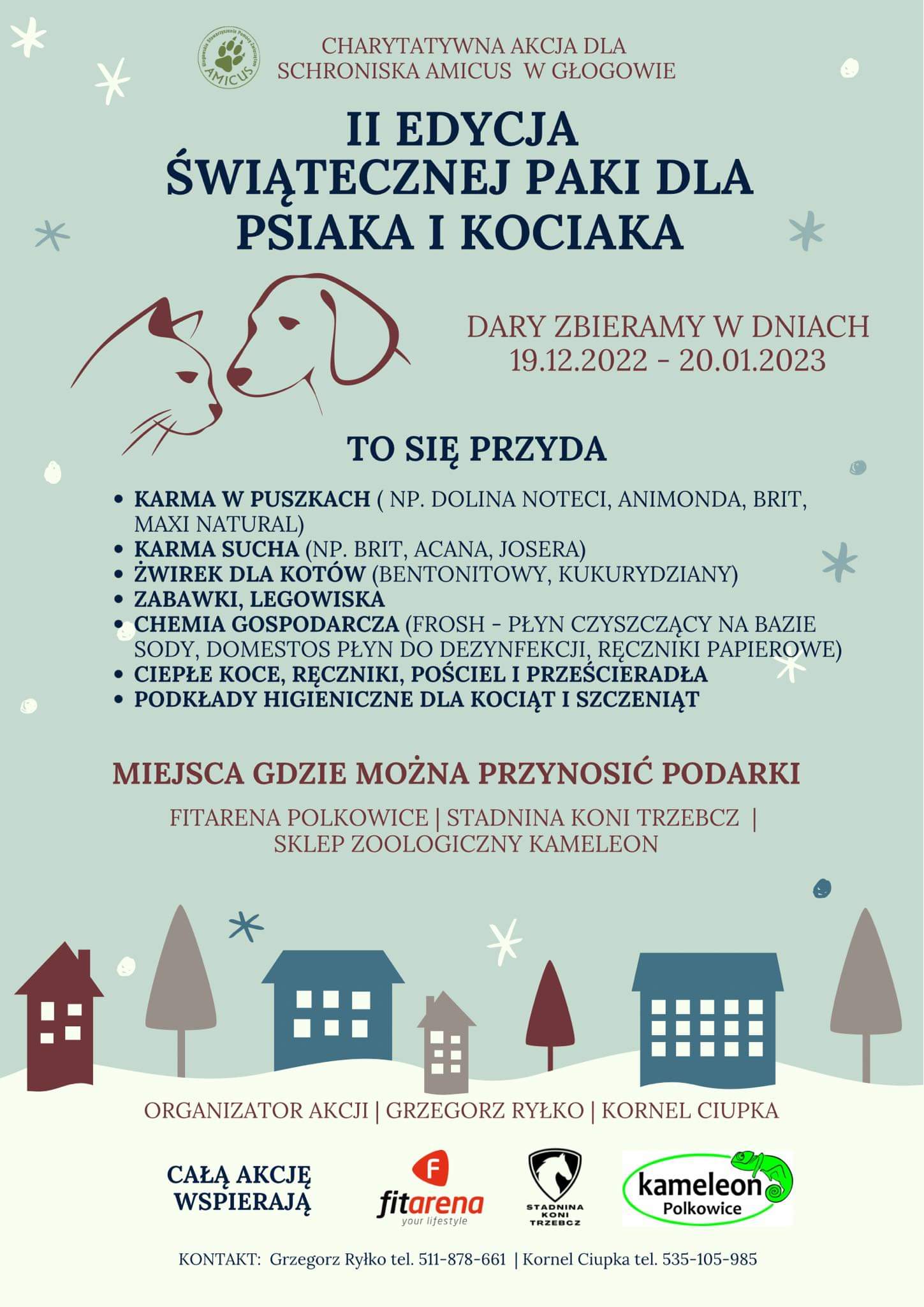II edycja Świątecznej Paki dla Psiaka i Kociaka