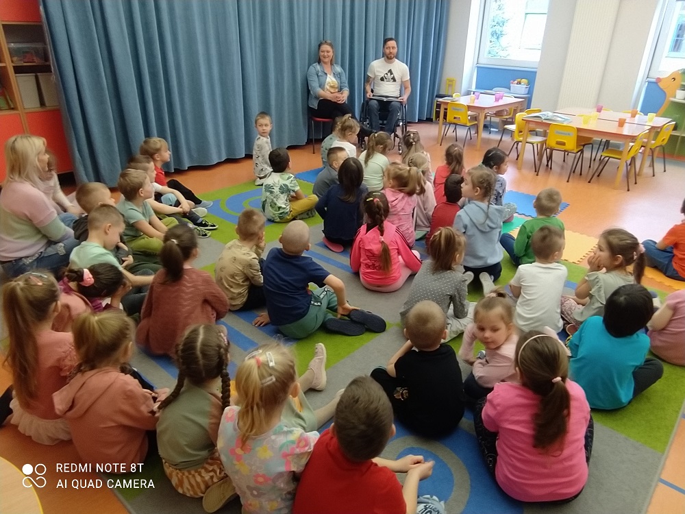 Spotkanie z Panem Tomaszem podopiecznym Fundacji Eudajmonia