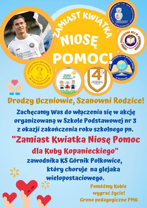 ,,Zamiast kwiatka niosę pomoc"